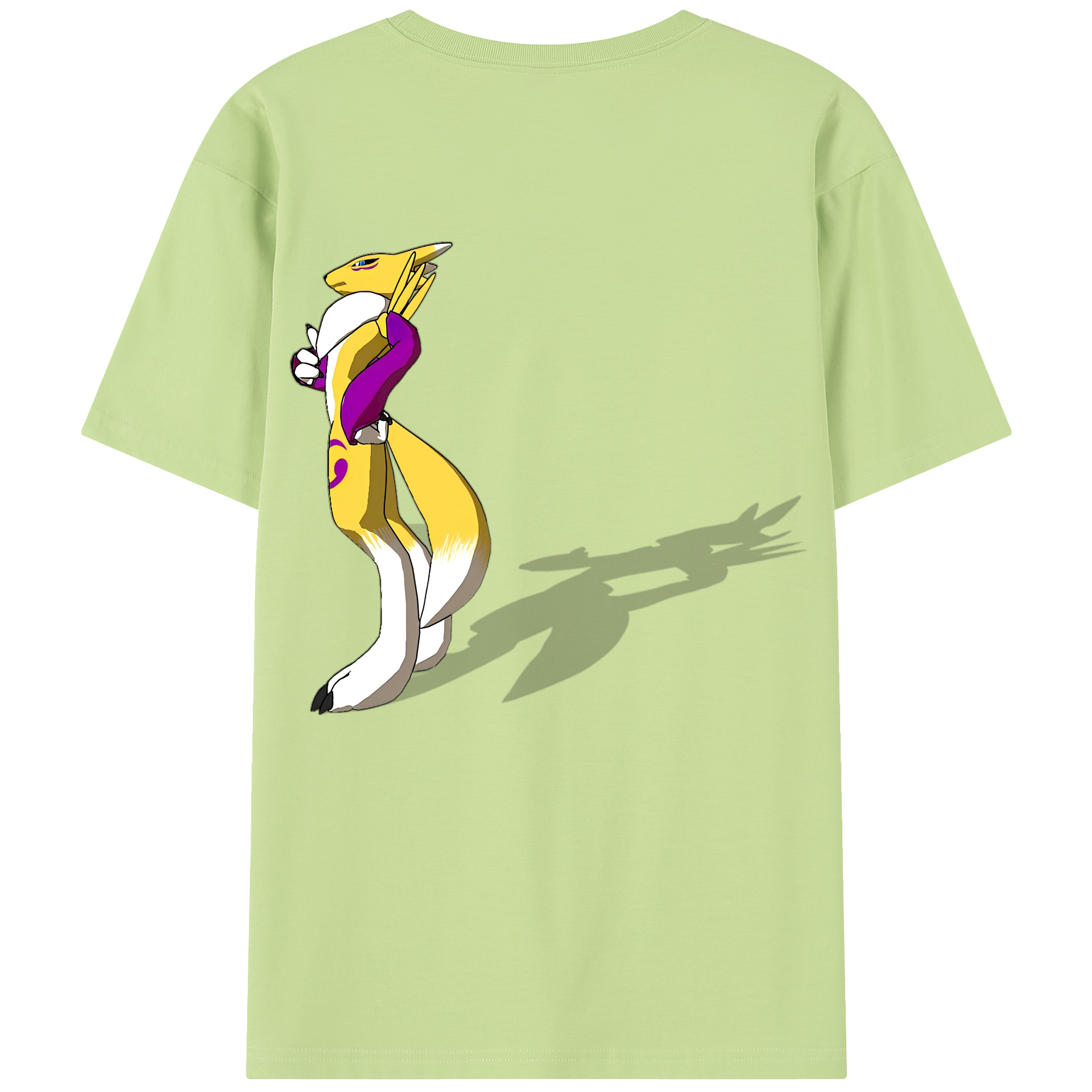 （画像用） Digimon デジタルモンスター/デジモン 綿100％半袖Tシャツ（背面プリント）